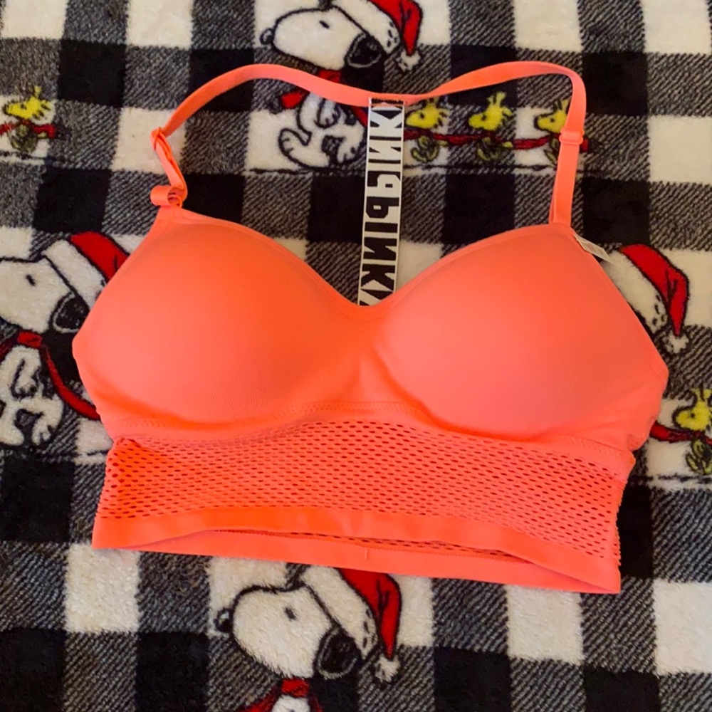 Victoria’s Secret pink bra